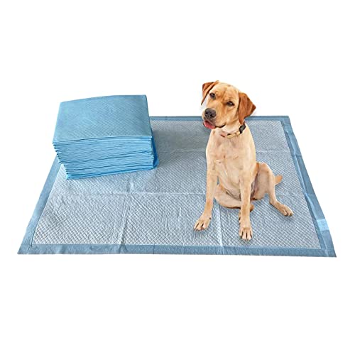 Trusupetta 20 Count Pee Pads for Dogs, High Soaks 9 Cups Fluid, Leakproof Puppy Pads 23.6”x35.4”, Anti Skid X-Large Dog Pads for Dogs Cats and Rabbits