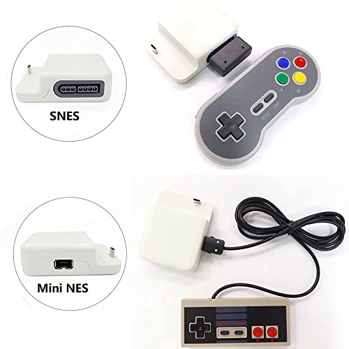 HISPEEDIDO 2 in 1HDMI Dock Kits Station Compatible with GBA, Type-C Power Supply Adapter for GBA Gameboyadvance (Support Mini NES/SNES)