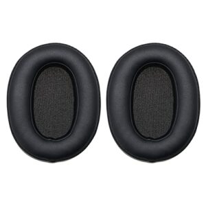1 paar ear pads replacement compatible with sony wh-xb900n headsets ear cushion from protein leather foam earphone pads repair parts headphones accessories black