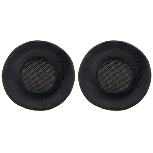 1 Pair Earpads Compatible with Corsair Virtuoso RGB Wireless SE Headphones Replacement Velour Memory Foam Ear Cushions Headset Repair Parts Black