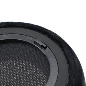 1 Pair Earpads Compatible with Corsair Virtuoso RGB Wireless SE Headphones Replacement Velour Memory Foam Ear Cushions Headset Repair Parts Black