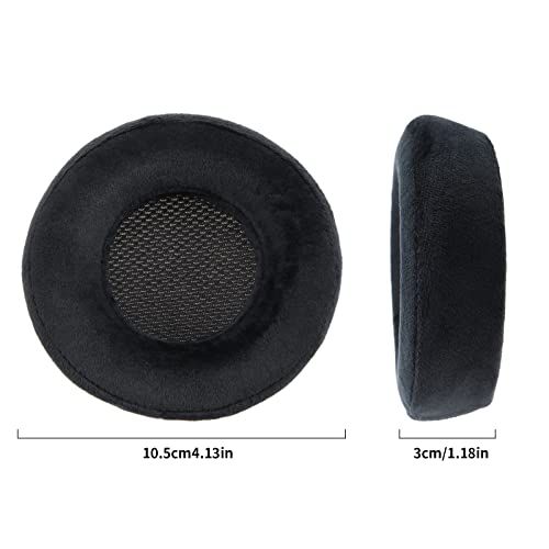 1 Pair Earpads Compatible with Corsair Virtuoso RGB Wireless SE Headphones Replacement Velour Memory Foam Ear Cushions Headset Repair Parts Black