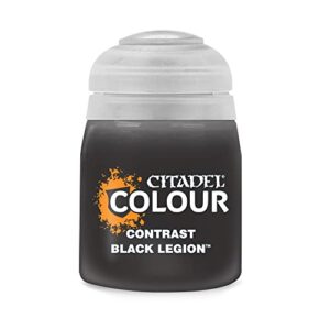 citadel contrast paint - black legion - 18ml pot