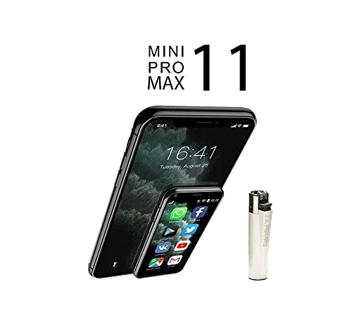 Mini Smartphone iLight 11 Pro Max The World's Smallest 11Pro Android Mobile Phone Super Small Micro 2.5" Touch Screen Global Unlocked Great for Kids 1GB RAM / 8GB ROM Tiny iPhone XI Pro Max Look Alike
