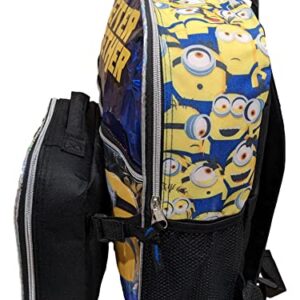 Accessory Innovations Minions Full Size 16 Inch Backpack with Detachable Lunch Box