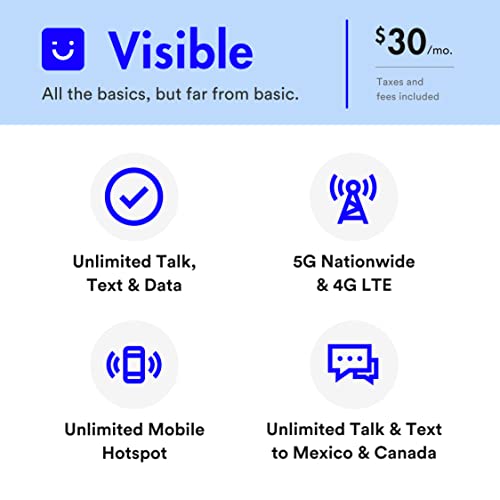 Visible Wireless BYOD SIM Card | Choose Your Unlimited Data Prepaid Cell Plan