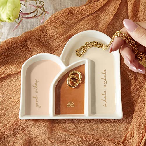 Kate Aspen Boho Arch Trinket Dish - Candy Dish, Shower Prize, Decorative Tray, Ring Holder, Jewelry Tray, Home Décor, One Size (23271NA)