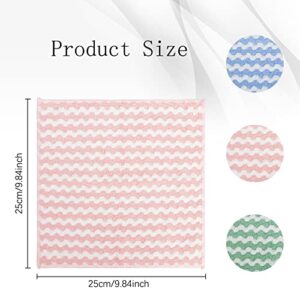 Skycase Kitchen Dish Cloths, 10 Pack Ultra Soft Microfiber Absorbent Dish Towels Quick Drying Dishcloth Cleaning Cloth for Use in Kitchens, Bathroom, Restaurants and More (10x10 inch)