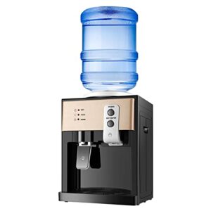 piojnyen water cooler dispenser for 3 to 5 gallon, 3 temperature settings, top loading water cooler dispenser for home office school