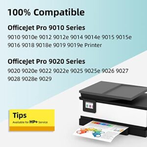 Compatible 962XL Ink Cartridges Combo Pack | High Yield | with Upgraded Chips | Replacement for HP Officejet Pro 9015e 9025e 9018e 9018 9010 9025 9015 9020 Printer Ink,4 Pack