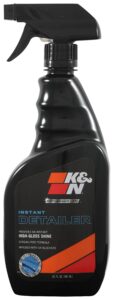 k&n instant waterless detailer - pump spray and wipe, 22oz