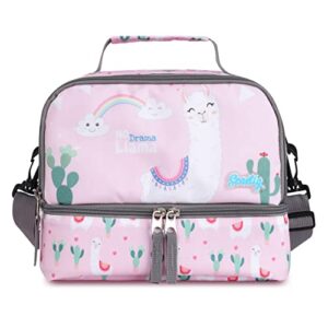 seastig kids lunch box insulated lunch bag bento bags for kids toddlers meal tote kit for girls boys with adjustable strap