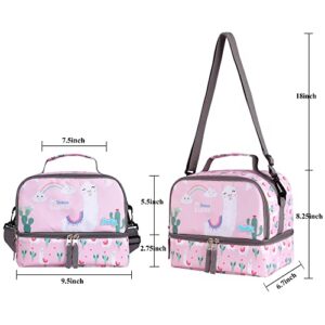 seastig Kids Lunch Box Insulated Lunch Bag Bento Bags for Kids Toddlers Meal Tote Kit for Girls Boys with Adjustable Strap