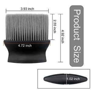 Ajxn Auto Interior Dust Brush, Car Cleaning Brushes Duster, Soft Bristles Detailing Brush Dusting Tool for Automotive Dashboard, Air Conditioner Vents, Leather, Computer,Scratch Free (Black)