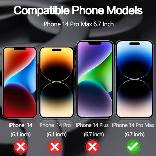 sorlnern [2 Pack] iPhone 14 Pro Max Privacy Screen Protector for iPhone 14 Pro Max Anti-spy Tempered Glass Film [full Coverage], 9H Hardness Anti-scratch Private Screen Accessories [6.7”] 2022