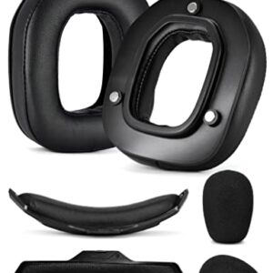 A50 Gen 3 Mod Kit - defean Replacement Earpads and Headband Compatible with Astro A50 Gen 3 Headset,Ear Cushions, Upgrade High-Density Noise Cancelling Foam, Added Thickness (Black Protein)