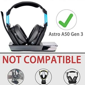 A50 Gen 3 Mod Kit - defean Replacement Earpads and Headband Compatible with Astro A50 Gen 3 Headset,Ear Cushions, Upgrade High-Density Noise Cancelling Foam, Added Thickness (Black Protein)