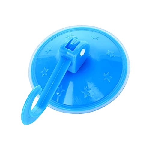 Antaijihua Cup Hook Suction Cup Hook, Heavy Duty Suction Cup Hook for Kitchen, Bathroom, Toilet, Shower 6pcs (Blue)