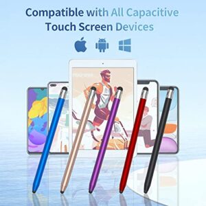 Stylus Pens for Touch Screens (5 Pcs), Sensitivity & Precision Stylus, Capacitive Stylus Pen for iPad/iPhone/Samsung Galaxy/Tablets All Universal Touch Screen Devices