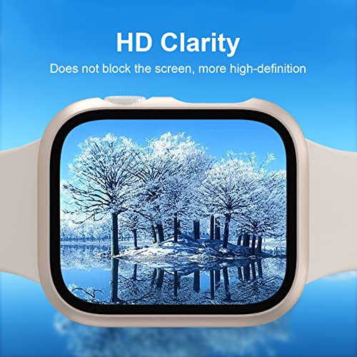 6 Pack Case for Apple Watch Series 3/2/1 38mm with Tempered Glass Screen Protector, BHARVEST High Definition Scratch Resistant Hard PC Bumper Cover for Apple Watch Accessories (6 Colors, 38mm)