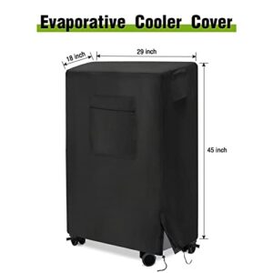 Guisong Evaporative Cooler Cover for Hessaire MC61V/MC61M Portable Evaporative Cooler, Cover for Swamp Cooler/Water Air Conditioner/Outdoor Air Conditioner