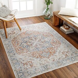 artistic weavers lillian traditional washable rug,2'3" x 3'9",light brown