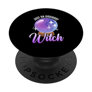 just an ordinary witch glass device crystal ball popsockets swappable popgrip