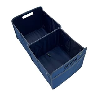 meori Heavy Duty XL Foldable Trunk Organizer & Storage Bin Ripstop Marine Blue X-Large