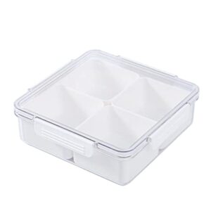 xwwdp transparent boxes of candies, dried fruits, nuts, multi-mesh, detachable lids, coolers, and grocery boxes (color : clear, size : 6.5cm)