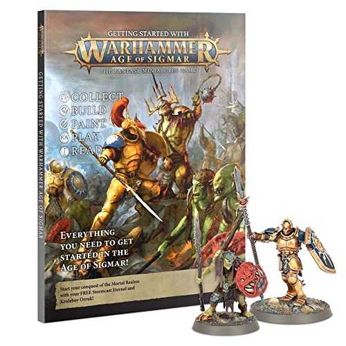 Warhammer Games Workshop Getting Started with Age of Sigmar (Magazine and Miniatures)