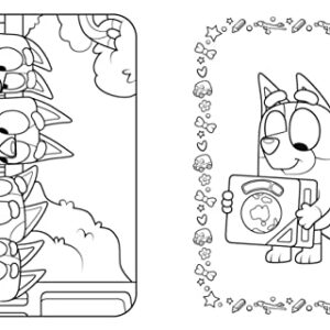 Bluey: Fun and Games: A Coloring Book