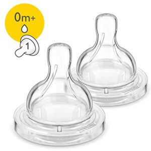 Philips Avent Classic Newborn Flow Nipple, 2-Pack