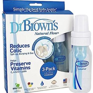 Dr. Brown's Original Bottle, 4 Ounce, 3-Pack