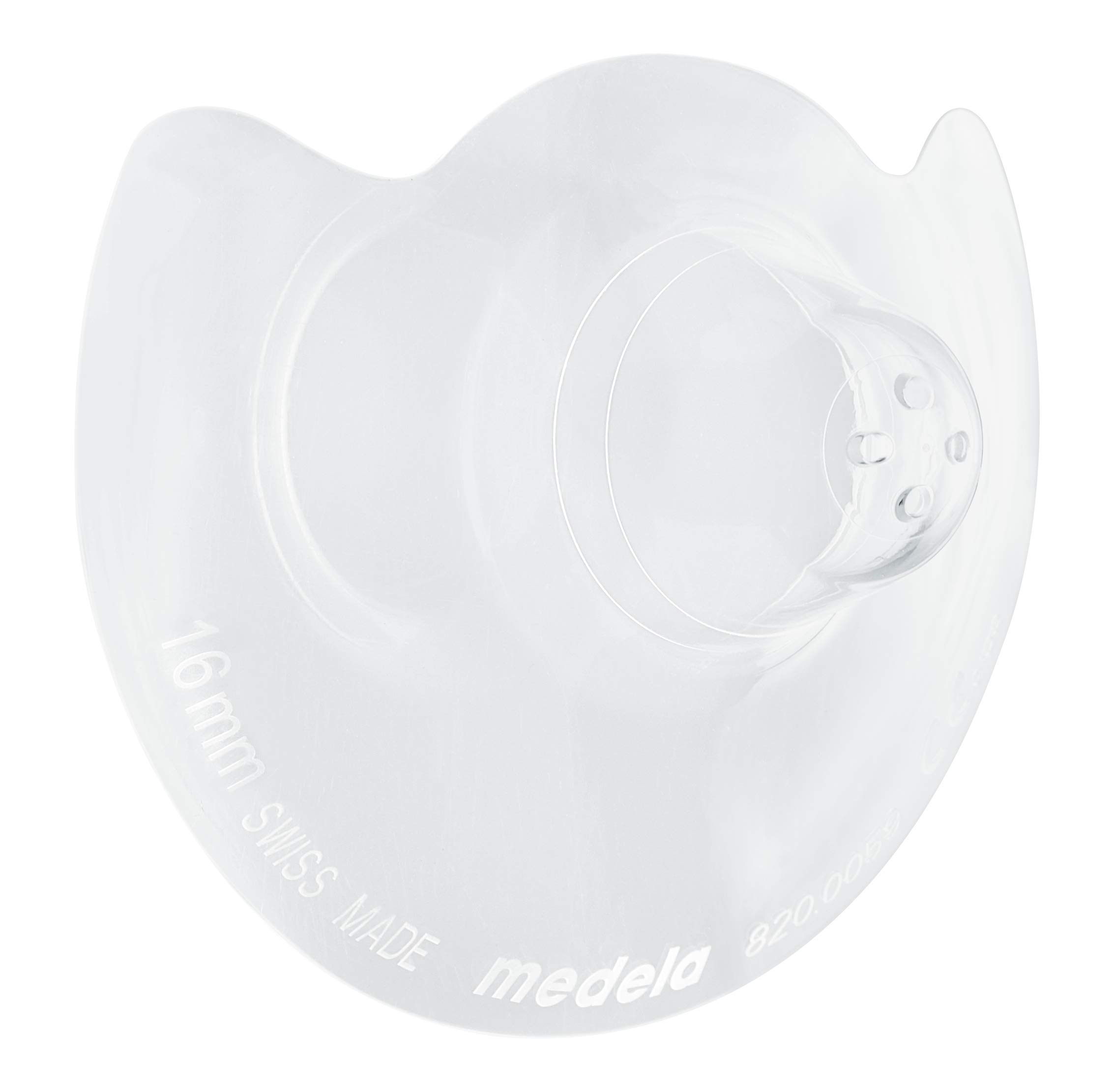 Medela Contact Nipple Shield, 16mm Extra Small, Nippleshield for Breastfeeding with Latch Difficulties or Flat or Inverted Nipples, Made Without BPA