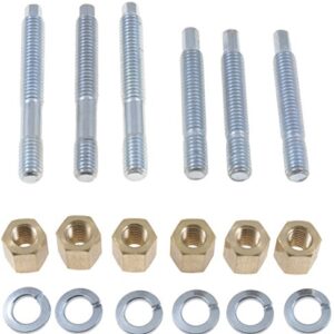 Dorman 03147 Front Exhaust Stud Kit 3/8-16 x 2-1/2 In. and 3/8-16 x 3-1/4 In. Compatible with Select Models