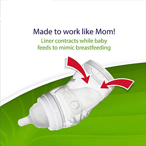 Playtex Baby Nurser Pre-Sterilized Disposable Bottle Liners, Closer to Breastfeeding, 4 oz, 100 Count