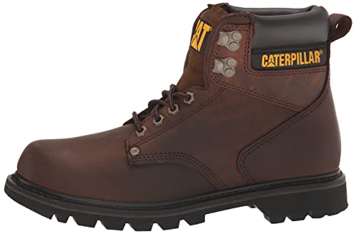 Cat Footwear mens Second Shift Work Boot, Dark Brown, 10.5 US