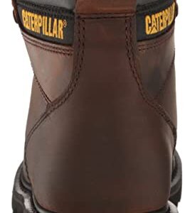 Cat Footwear mens Second Shift Work Boot, Dark Brown, 10.5 US