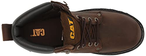 Cat Footwear mens Second Shift Work Boot, Dark Brown, 10.5 US