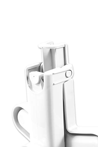Camco Pop-A-Towel- Mountable or Portable Paper Towel Holder Dispenser, Keep Paper Towels Clean, Conserve Space in Your RV Kitchen (White) (57111)