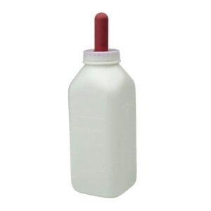miller 9312 co calf bottle with screw nipple, 2 quart
