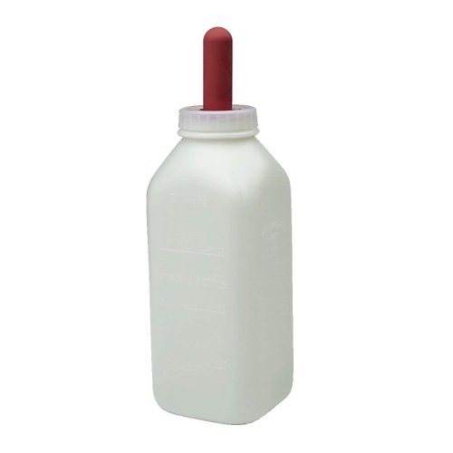 Miller 9312 Co Calf Bottle with Screw Nipple, 2 Quart