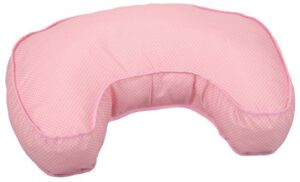 leachco the natural - contoured nursing pillow - pink pin dot