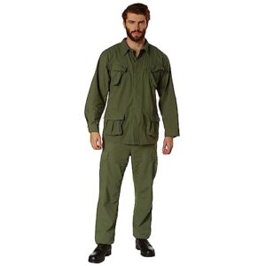 Rothco R/S Vintage Vietnam Fatigue Shirt, Olive Drab, 3X