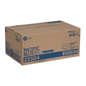 Pacific Blue Basic Recycled Multifold Paper Towels (Previously Branded Envision) by GP PRO (Georgia-Pacific) Brown 23304 250 Towels Per Pack 16 Packs Per Case