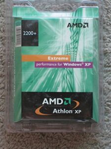 amd athlon xp 3200 cpu barton core socket a 462 pin 2.200 ghz 400 fsb 512kb