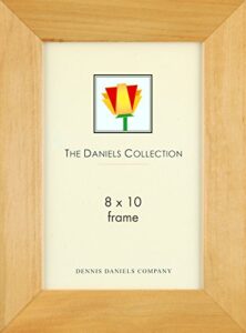 dennis daniels gallery woods angled molding picture frame, 8 x 10 inches, natural
