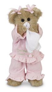 bearington sicky vicky get well soon stuffed animal teddy bear 10"