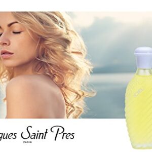 Jacques Saint Pres CIEL - Eau De Parfum for Women- Soft, Powdery Scent - Notes of Vanilla, White Rose, & Different Flowers- Feminine, Exquisite & Delicate- 3.4 Fl Oz