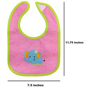 Neat Solutions Water Resistant Bib Set, 10 count, Girl